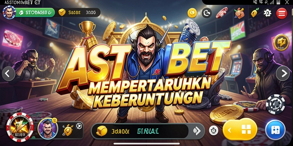 Screenshot utama ASTONBET dengan tampilan gameplay yang mengasyikkan.