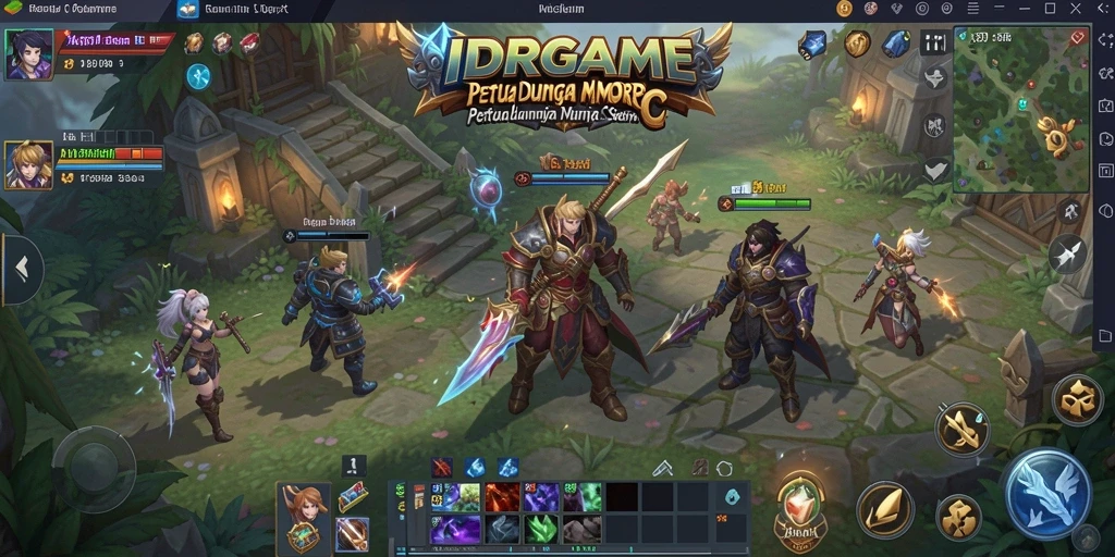Gameplay memukau dalam IDRGAME di dunia MMORPG.