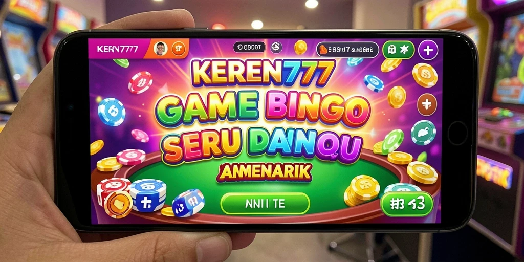 Tampilan gameplay seru pada KEREN777 dengan suasana bingo yang mengasyikkan.