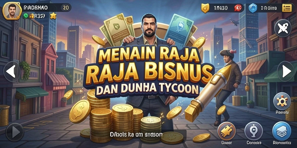 Tampilan gameplay RR33 yang seru dan menantang dalam dunia Tycoon.