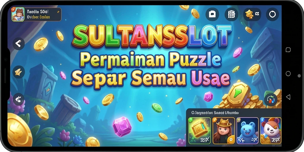 Tampilan gameplay SULTANSLOT dengan berbagai tantangan puzzle yang menarik.