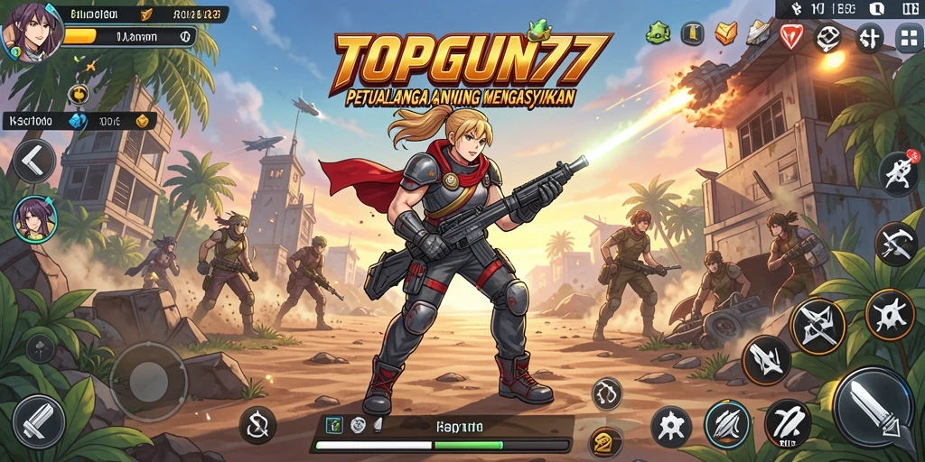 Gameplay seru dan karakter Anime yang menarik di TOPGUN77.